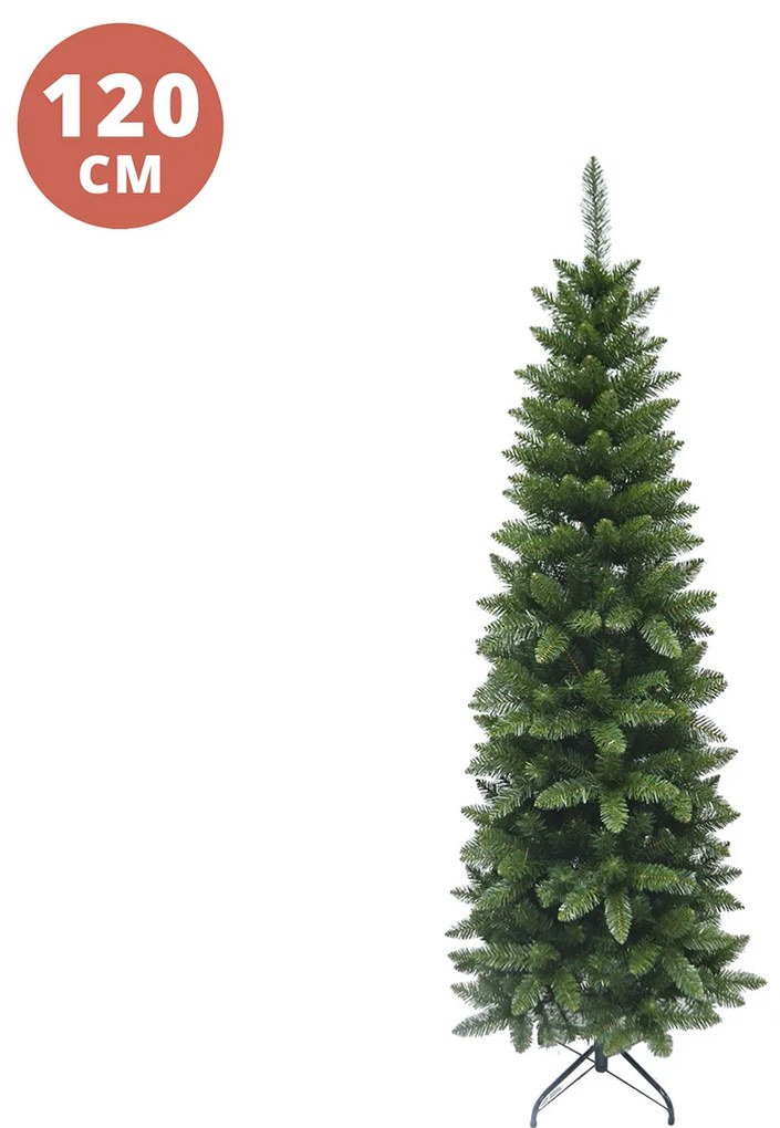 Albero Natale verde 120 cm extra slim