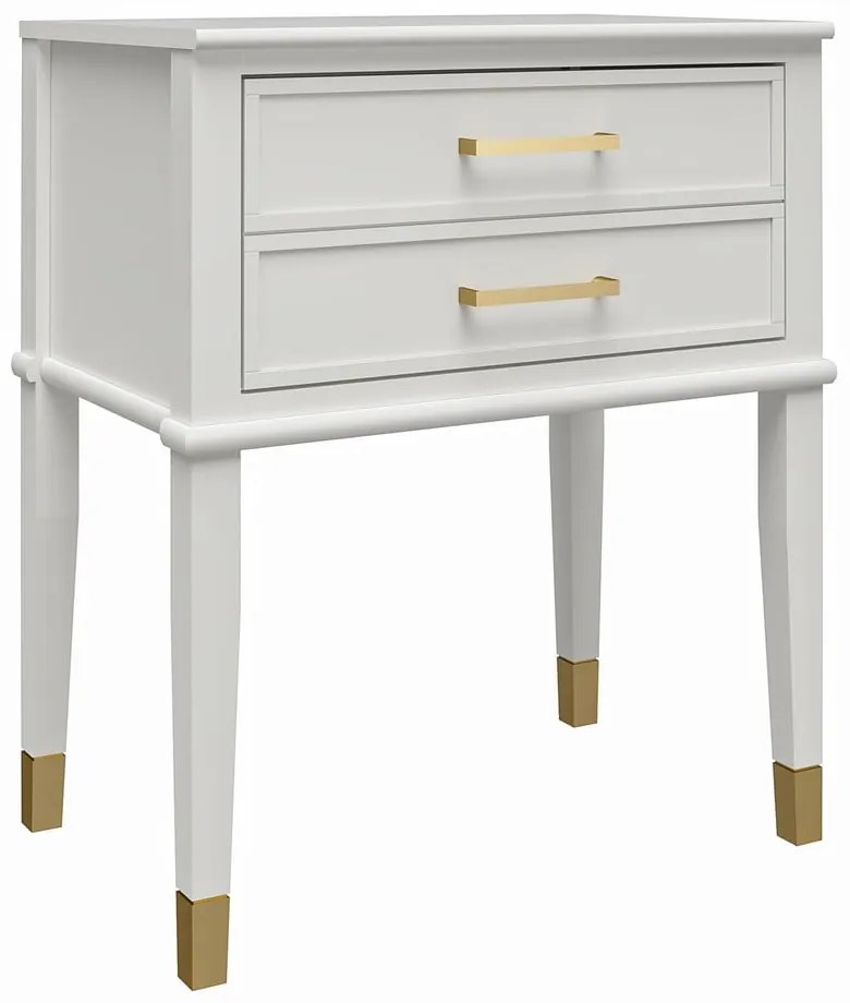 Comodino bianco Westerleigh – CosmoLiving by Cosmopolitan