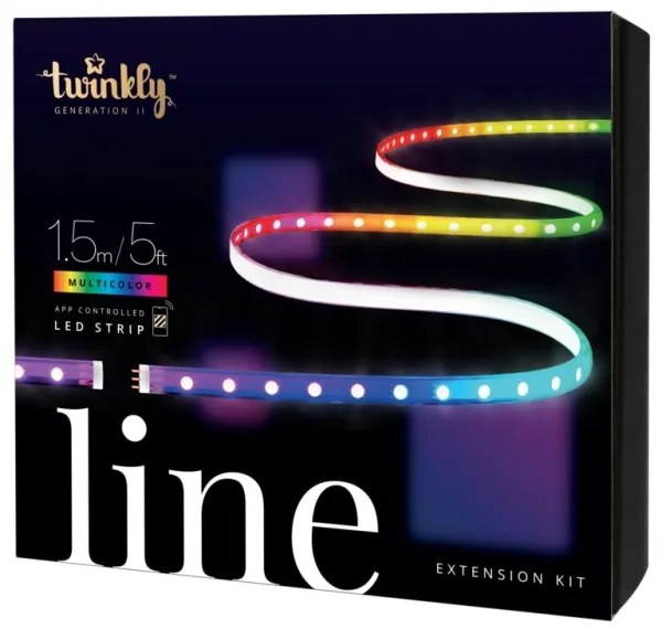 Twinkly TWL100ADP-W - Striscia di prolunga LED RGB LINE 100xLED 1,5 m Wi-Fi