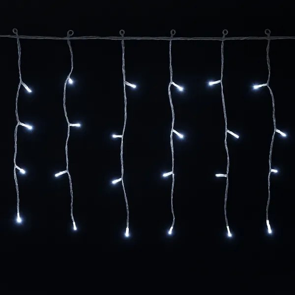 Aigostar - Catena luminosa natalizia LED per esterni 100 LED/8 funzioni 5x0,4m IP44 bianco freddo