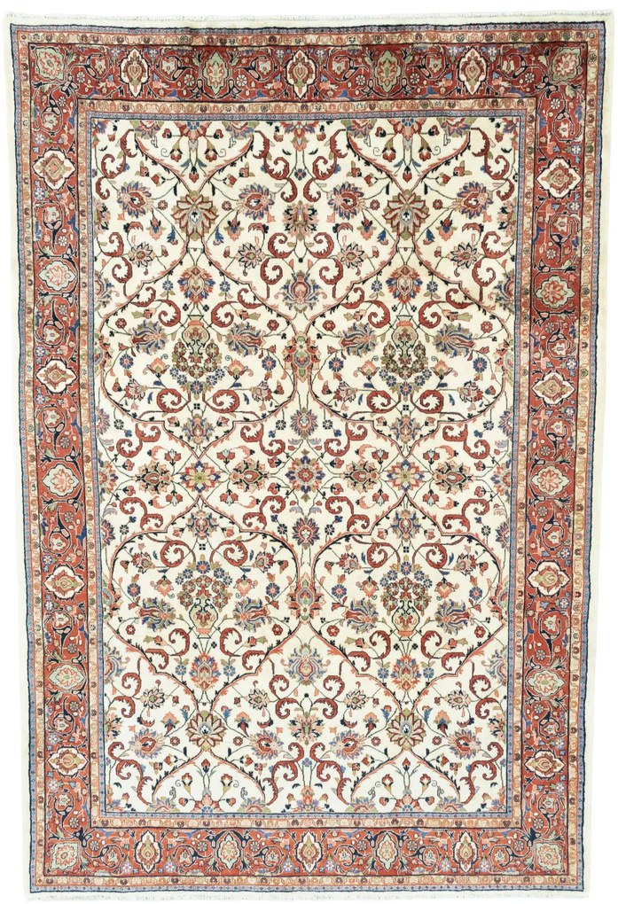 Sarouk Tappeto persiano 220x320 Beige (Iran) Annodato A Mano