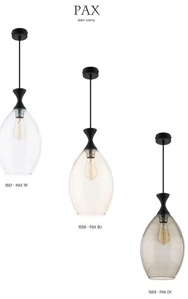 Jupiter 1557 - PAX TR - Lampada a sospensione PAX E27/60W