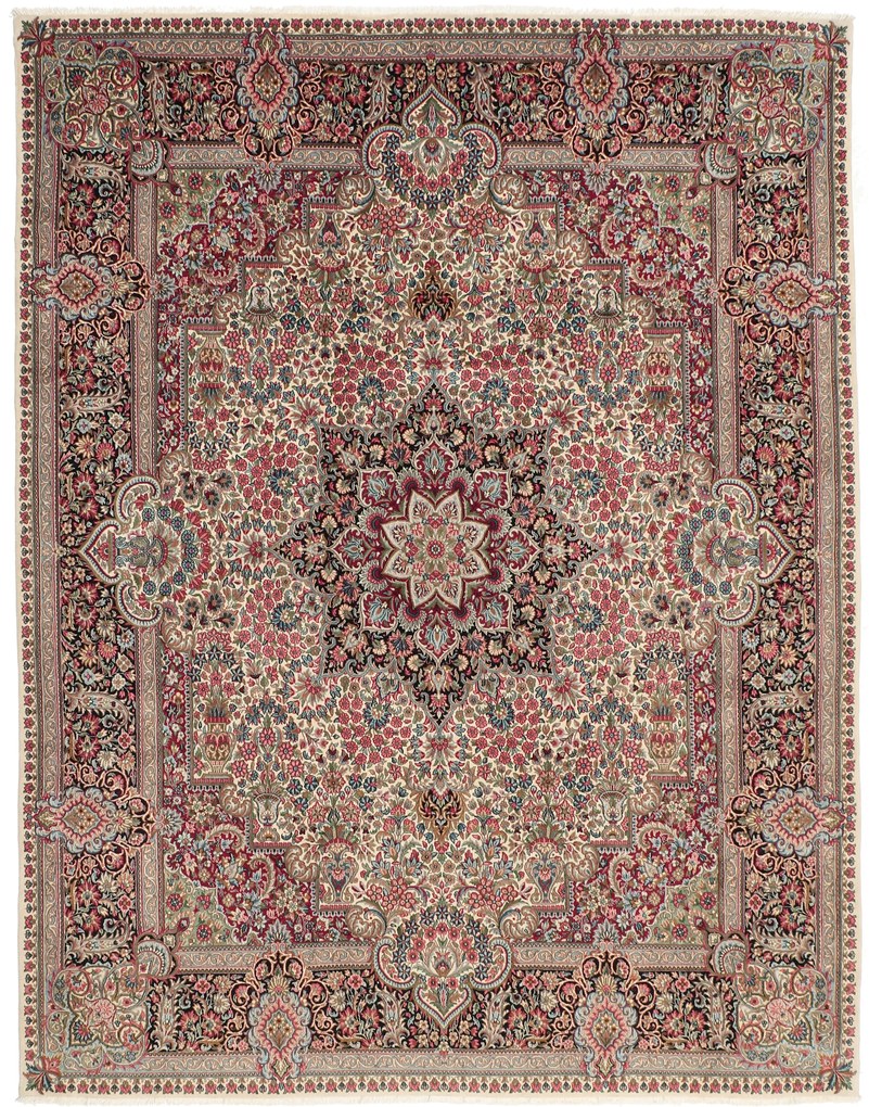 Kerman Tappeto 320x250 (Iran) Annodato A Mano