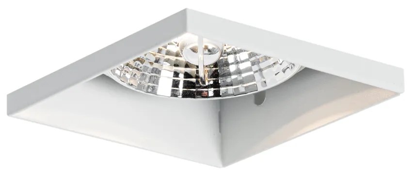 Set di 6 faretti incasso bianchi GU10 70mm senza cornice - Oneon