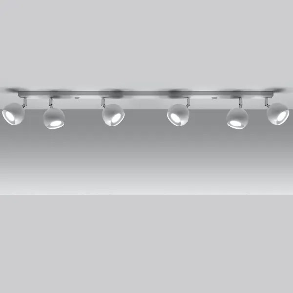 Sollux SL.0442 - Faretto da binario OCULARE 6xGU10/10W/230V