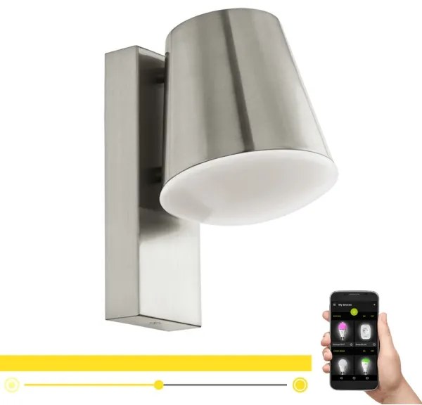 Eglo 97484 - Applique a LED da esterno dimmerabile CALDIERO-C 1xE27/9W/230V