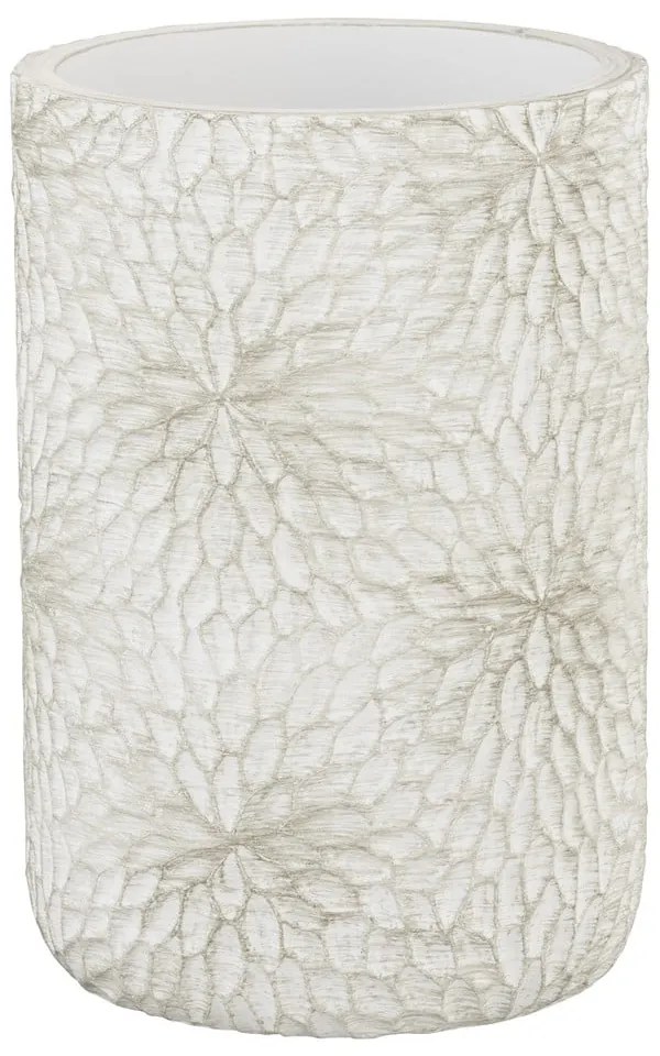 Portaspazzolino bianco/dorato in poliresina Montalfano – Wenko