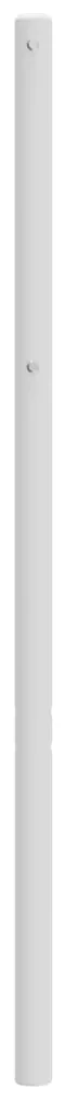 Testiera in metallo bianco 193 cm