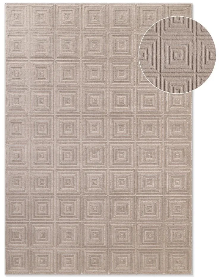 Tappeto beige 160x235 cm Perles Tourmaline – Elle Decoration