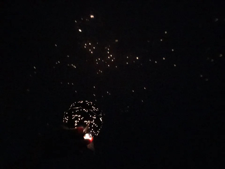 Mappa del cielo notturno 3D