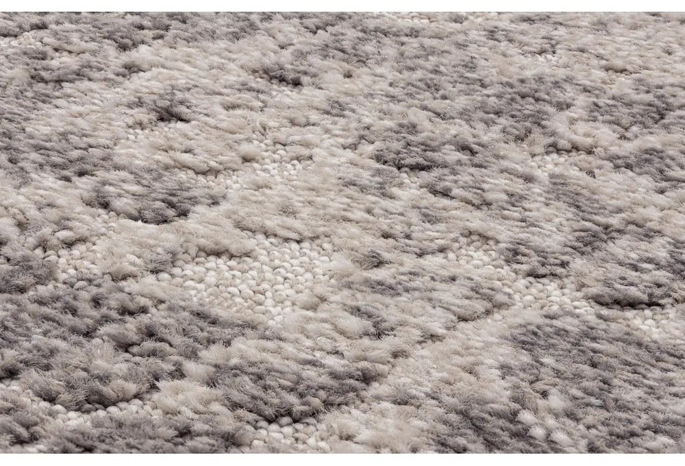 Tappeto grigio e crema 160x230 cm Lori - FD