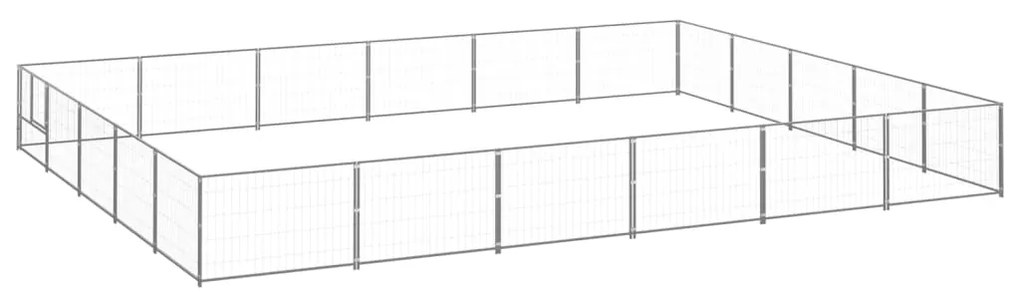Gabbia Per Cani Argento 30 M² İn Acciaio /