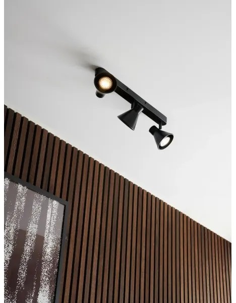 Nordlux - Faretto EIK 3xGU10/35W/230V nero