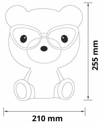 Lampada a LED dimmerabile per bambini BIBI LED/2,5W/3,7V 1200 mAh