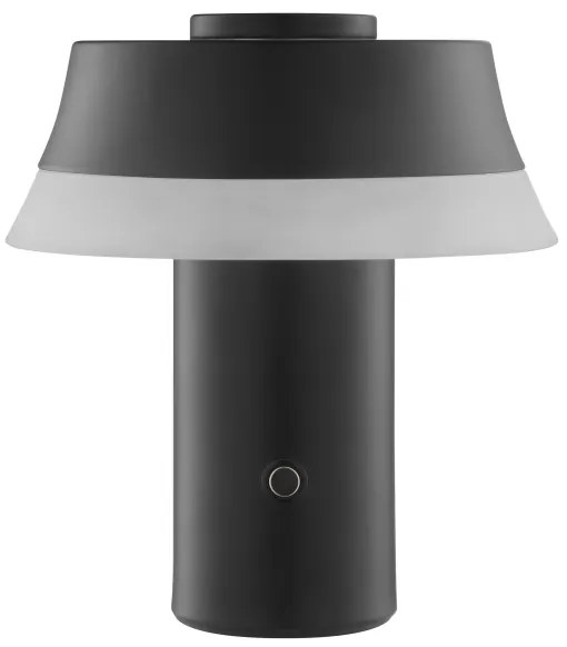Brilliant -LED Stm lampada da tavolo ricaricabile a sfioramento KINICH LED/2,5W/5V 2700K nera