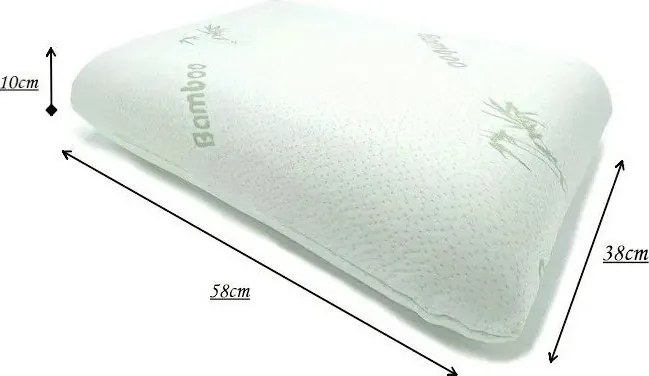 Cuscino anatomico memory foam 58x38 cm - JAHU collections