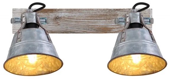 Globo 15366Z-2 - Faretto GÜNTHER 2xE27/60W/230V