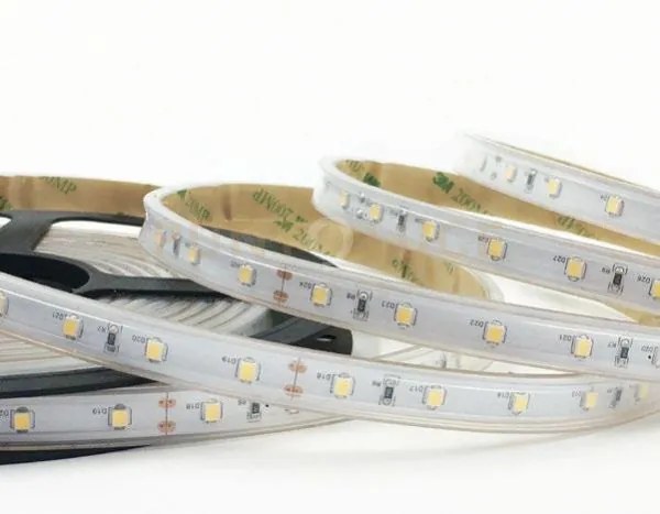 Strip led 2835 dc24v in kapton e silicone 60 led per mt 14w per mt ...