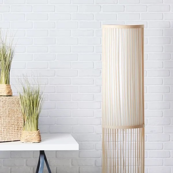 Brilliant - Lampada da terra NORI 1xE27/40W/230V bambù