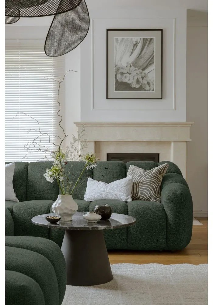 Divano angolare verde scuro (con penisola a destra/a U) Shell – Miuform