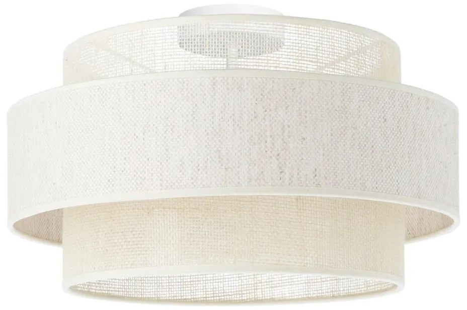 Plafoniera BOHO 1xE27/60W/230V Ø 40 cm crema/juta