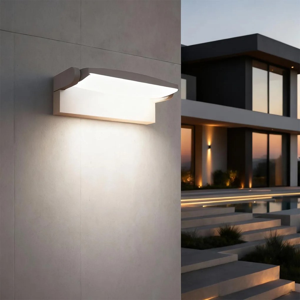 Applique da Esterno Orientabile 24W IP65 con LED OSRAM - Antracite