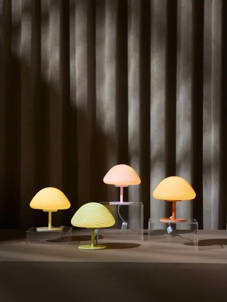 Halo Design 747016 - Lampada da tavolo CANDY MINI MUSH 1xG9/25W/230V Ø 17 cm beige