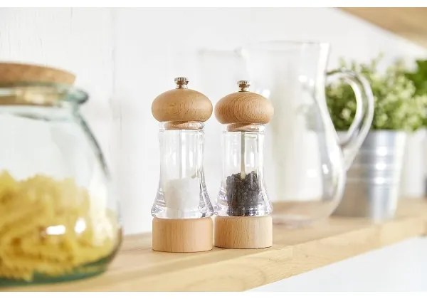 Cole&Mason - Set di macinini per sale e pepe BEECH 2 pezzi faggio 16,5 cm