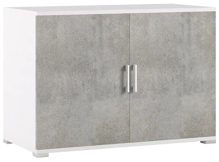 Mobile Multiuso L 90 x H 66 x P 45 cm grigio cemento