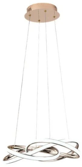 Lampadario a sospensione con filo LED dimmerabile LED/65W/230V 3000-6500K oro + telecomando