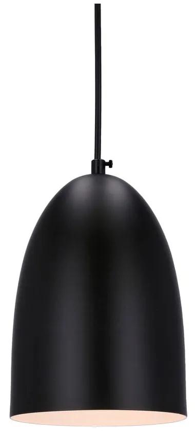Lampada a sospensione nera con paralume in metallo ø 14 cm Icaro - Candellux Lighting
