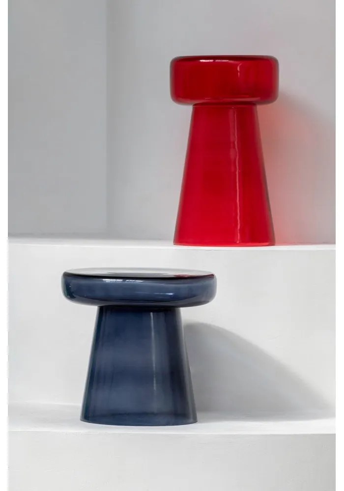 Tavolino rotondo in vetro ø 41 cm Simpleza – Leitmotiv