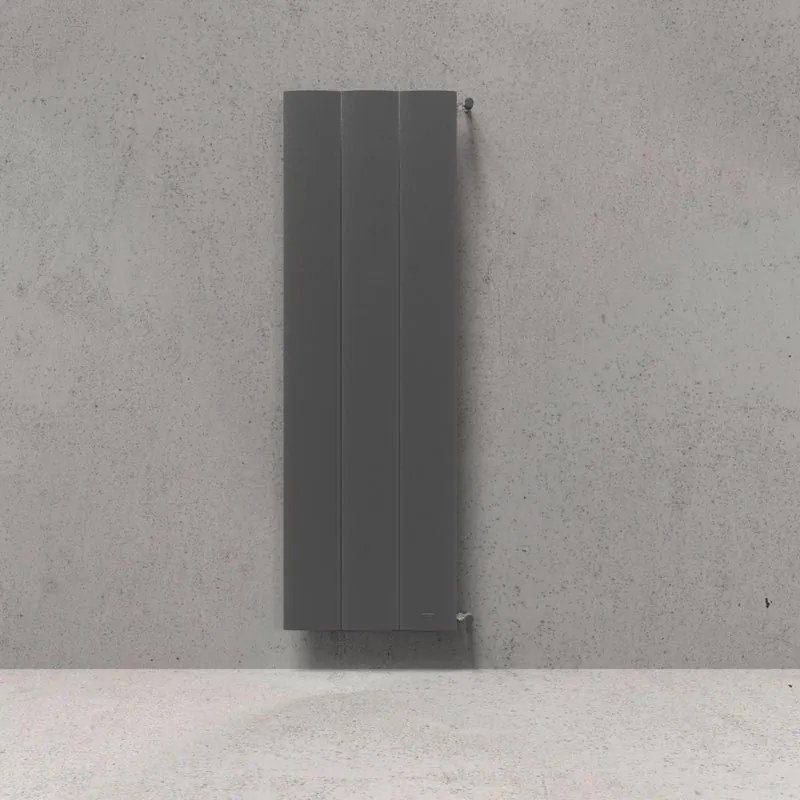 Termoarredo bagno DE'LONGHI 185.2x54.4 cm interasse 1800 mm grigio serie Palace