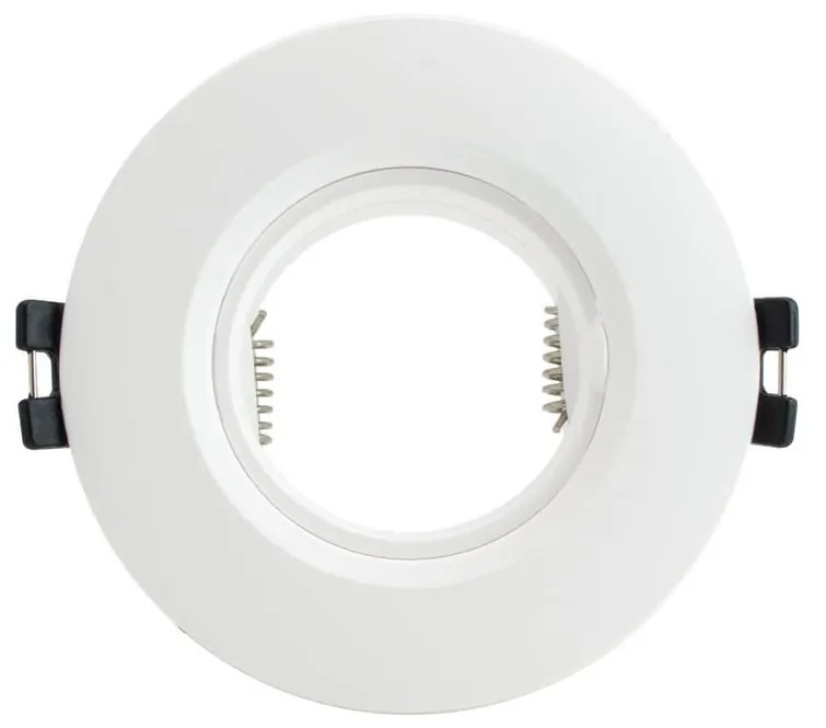 Faretto da Incasso Fisso Bianco in Policarbonato Foro Ø55-75mm