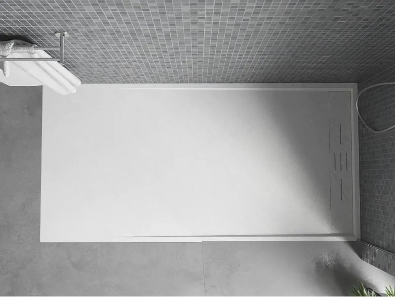 Mexen Amon piatto doccia rettangolare SMC 140 x 70 cm, bianco - 4F107014