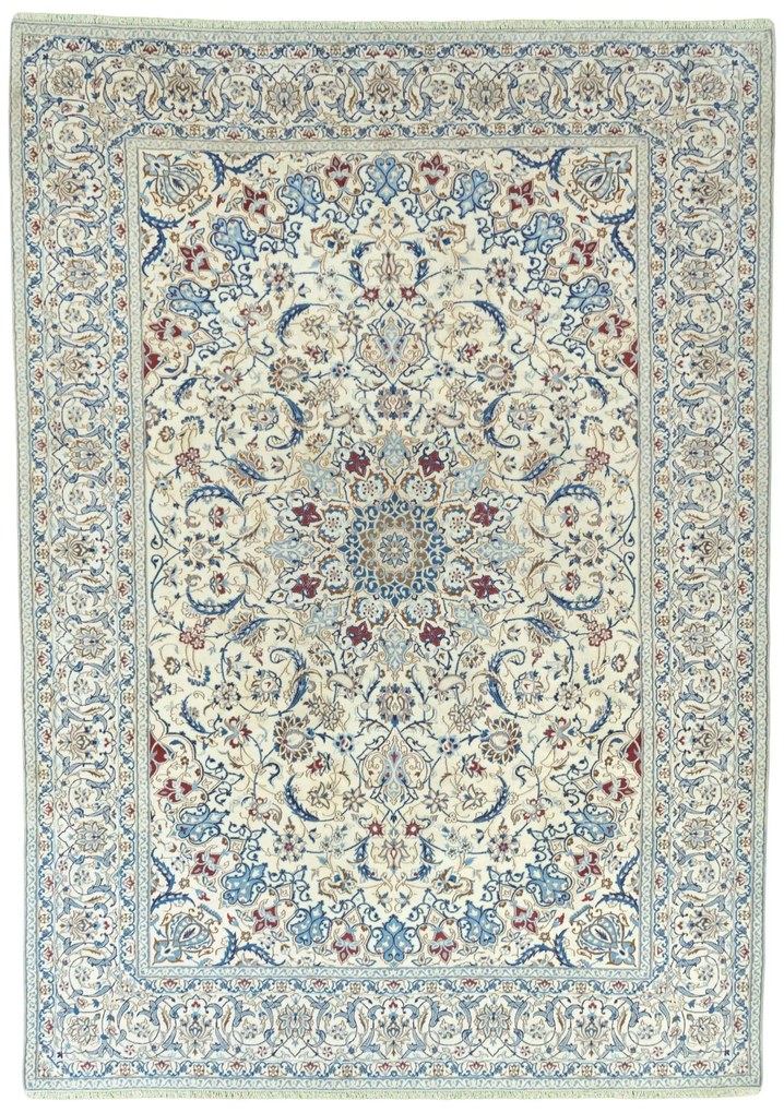 Nain Tappeto 420 x 300 Beige (Iran) Annodato A Mano