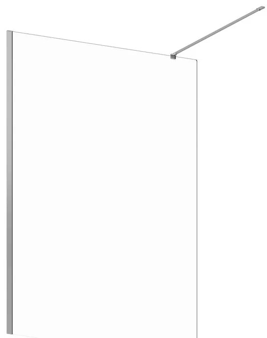 Walk-in L 120 x H 200 cm, vetro 8 mm serigrafato