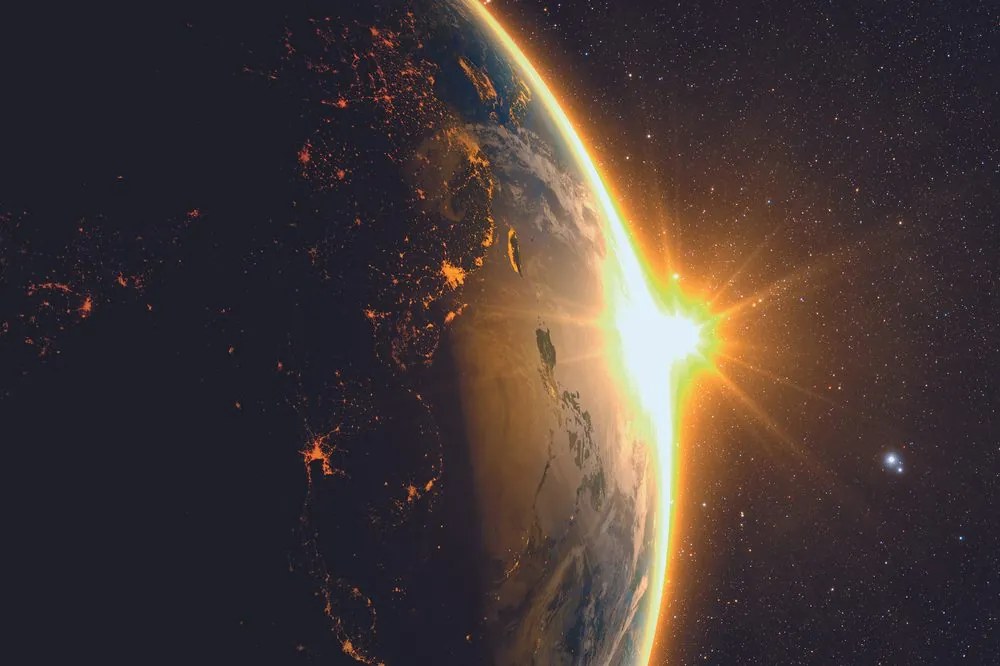 Carta da parati – Riflesso della Terra