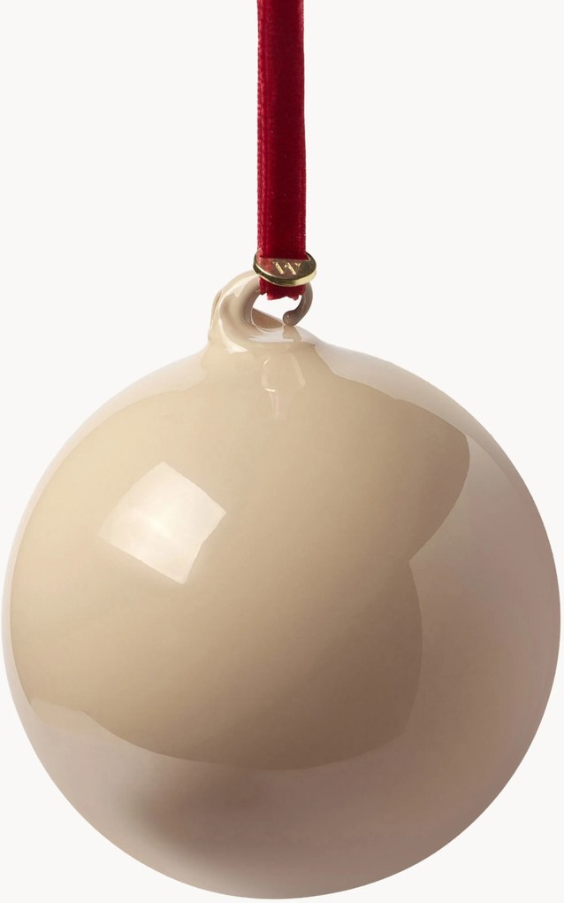 Set di 4 palline di Natale Cristina