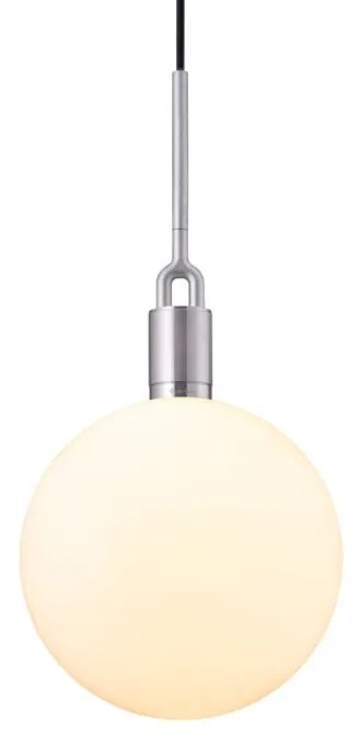 Buster+Punch - Forked Globe Lampada a Sospensione Dim. Large Opal/Steel Buster+Punch