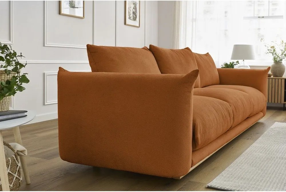 Divano arancione 265 cm Ernest – Bobochic Paris