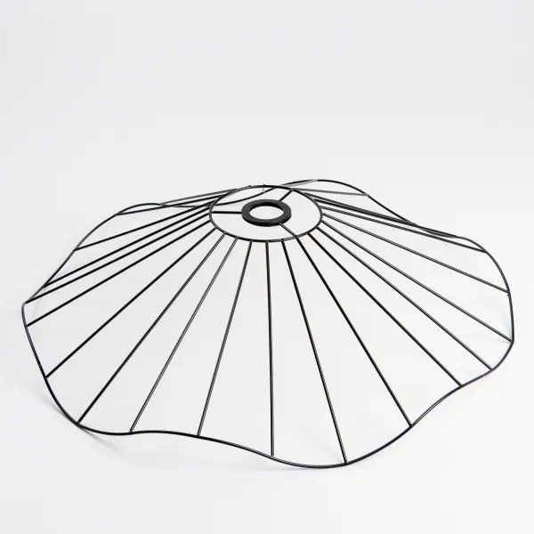 Brilagi - Plafoniera LED CERIA WIRE 1xE27/40W/230V Ø 60 cm nera