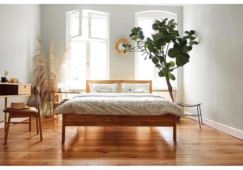 Letto singolo in legno di quercia 90x200 cm in colore naturale Pola - The Beds