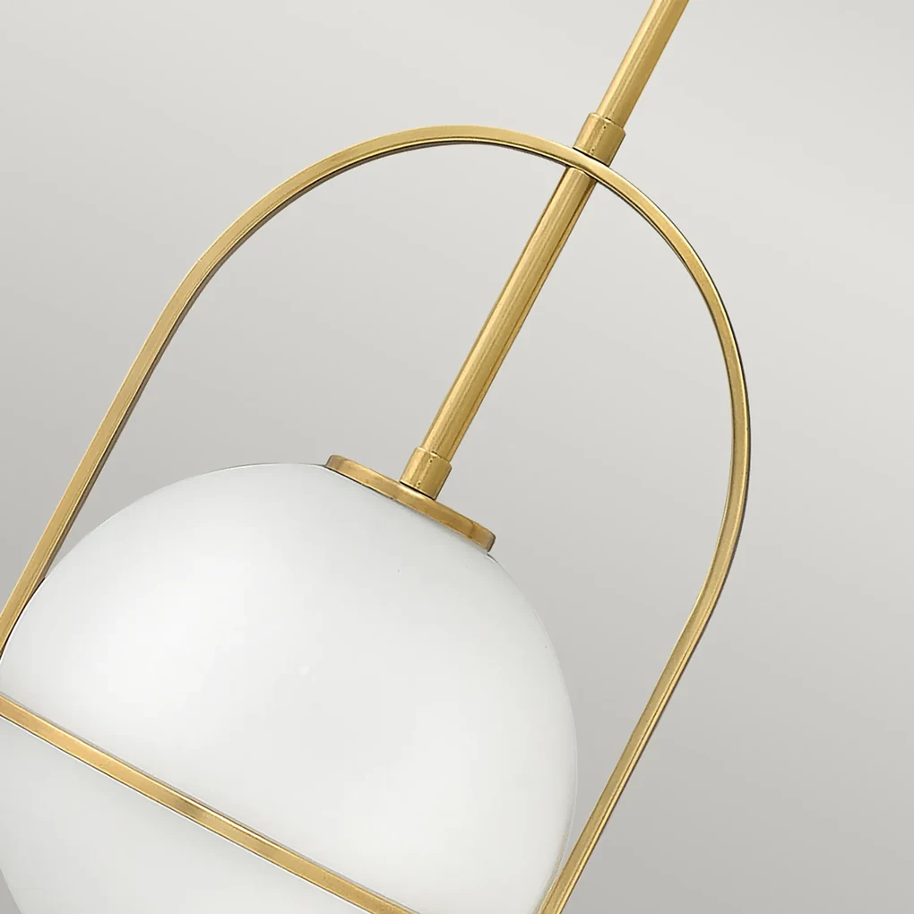 Sospensione Industrial Nordica Somerset Acciaio Ottone Antico 1 Luce E27