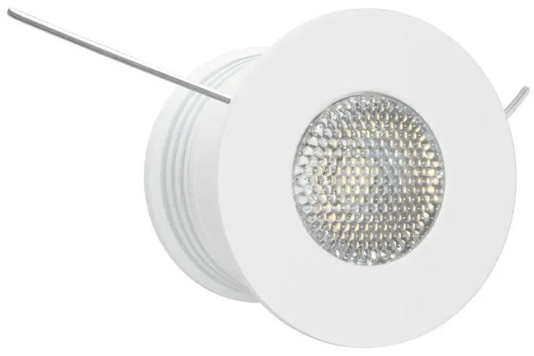 Faretto Segnapasso LED 3W IP44 Bianco 25° 220V Colore Bianco Naturale 4.000K