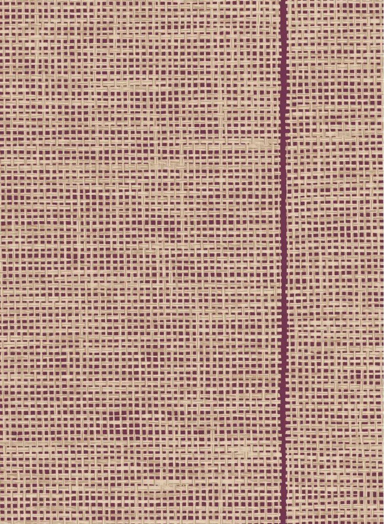 Essentials by Arte International Tapete Le Raphia Tisse - Wine