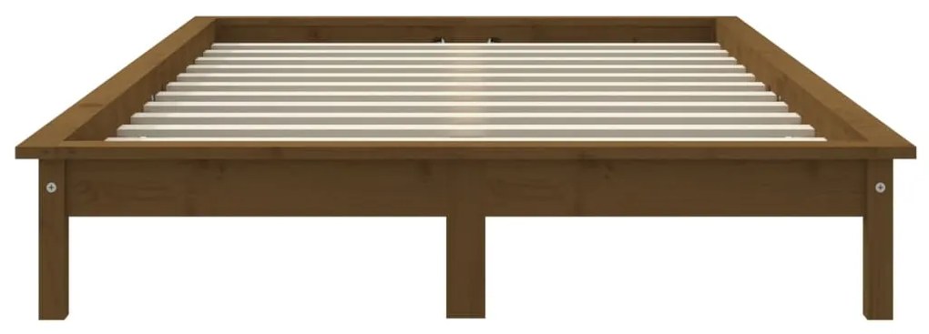 Giroletto miele 135x190 cm double in legno massello di pino
