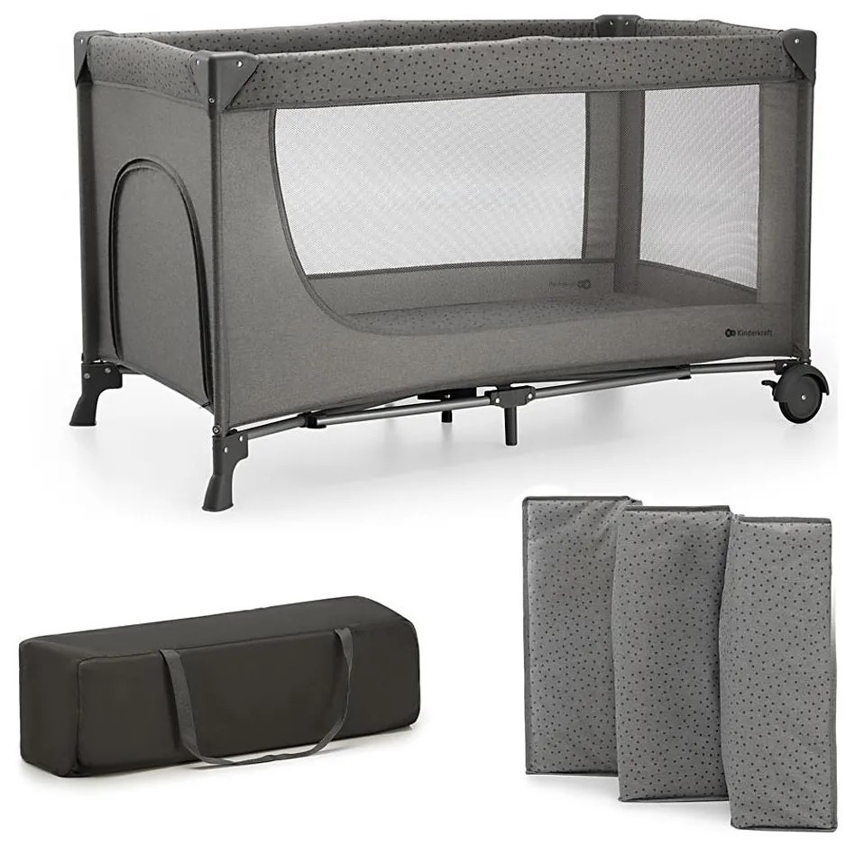 KINDERKRAFT - Culla da viaggio JOY 2 grigio