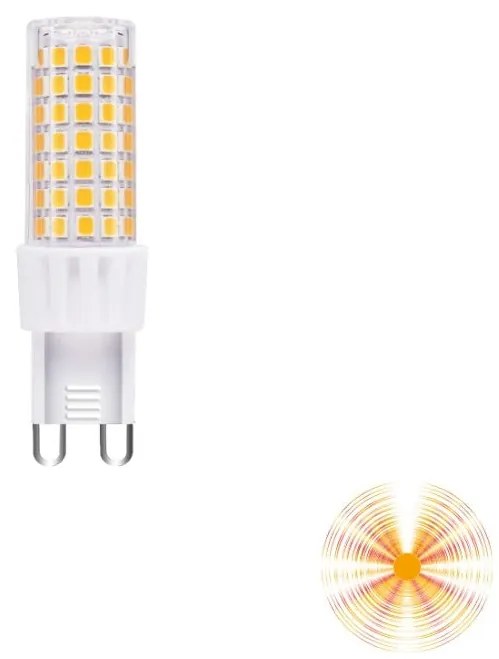 Led G9 6W 620lm 3000K G9 21x70mm Dimmable