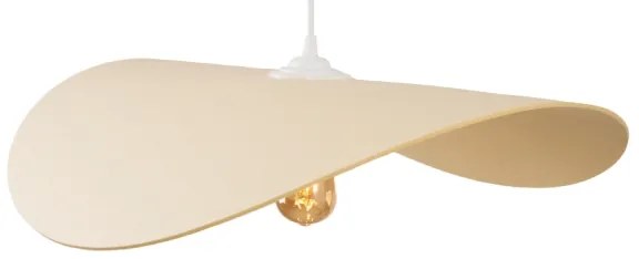 MAXLIGHT P0585 - Lampadario a sospensione con filo PAN 1xE27/15W/230V diametro 60 cm color crema